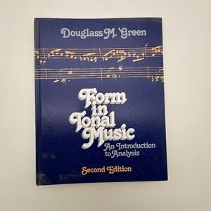 Vintage Form In Tonal Music Douglass M Green Holt Blue HC Theory Textbook 1979